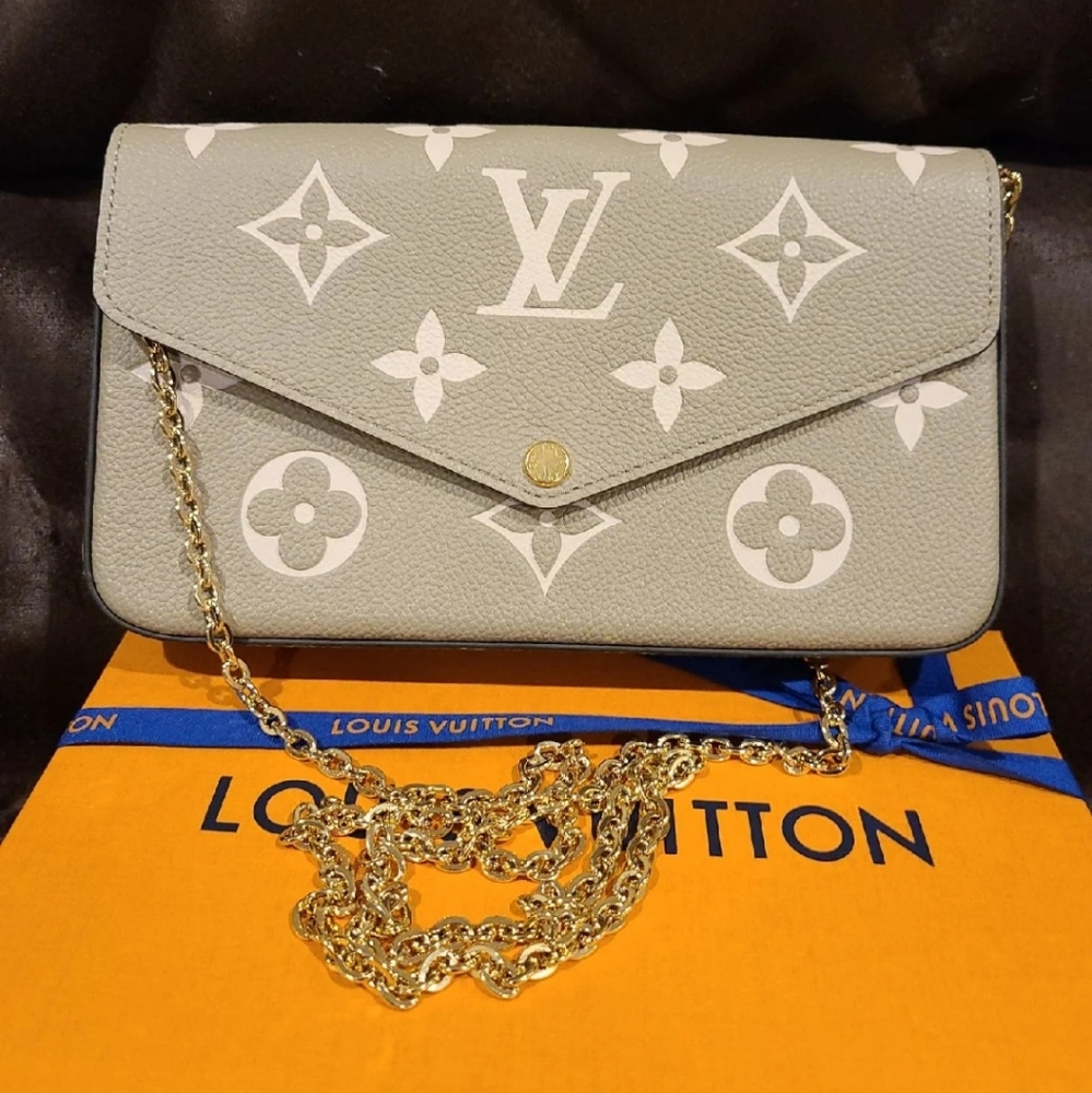 Louis Vuitton Felicie empriente dove